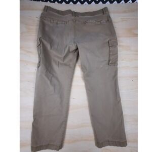 LL Bean Mens BeanFlex Standard Fit Cargo Pants Tan Khaki 38x29